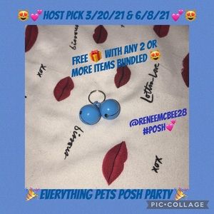 Cat collar bells 🔔 set of two Matte Blue New